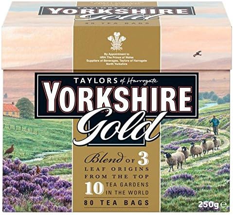 Freshly brewed cup of Taylors of Harrogate Yorkshire Gold tea