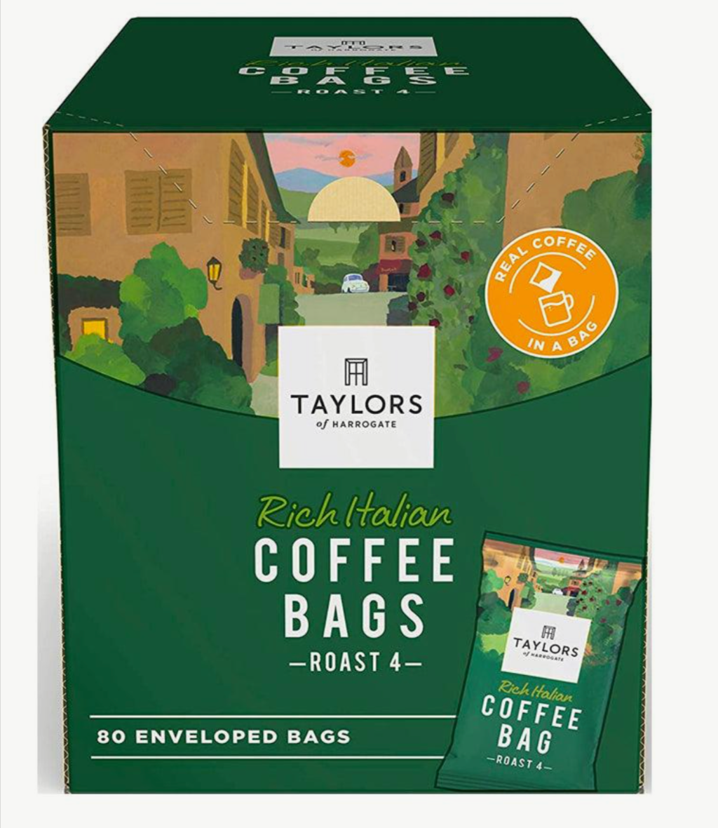Taylors of Harrogate Rich Italian Coffee Bags 80 Pack