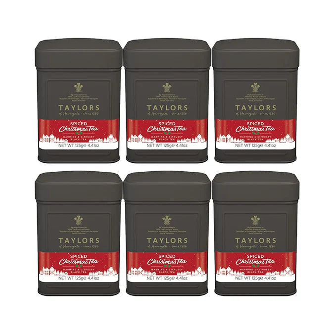 Taylors of Harrogate Spiced Christmas Loose Leaf Tea 6x125g