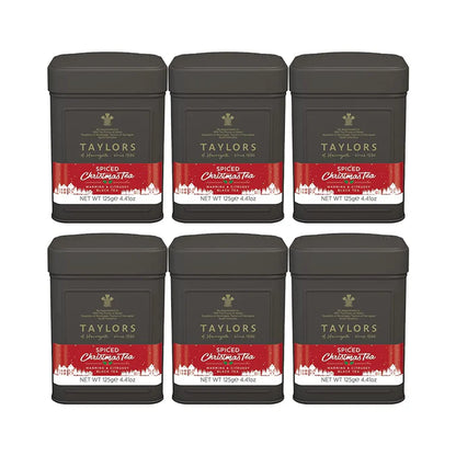 Taylors of Harrogate Spiced Christmas Loose Leaf Tea 6x125g