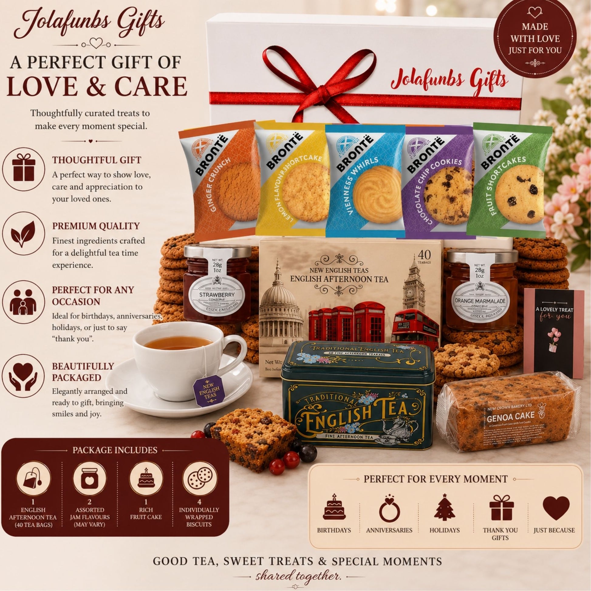 Tea lover gift hamper selection