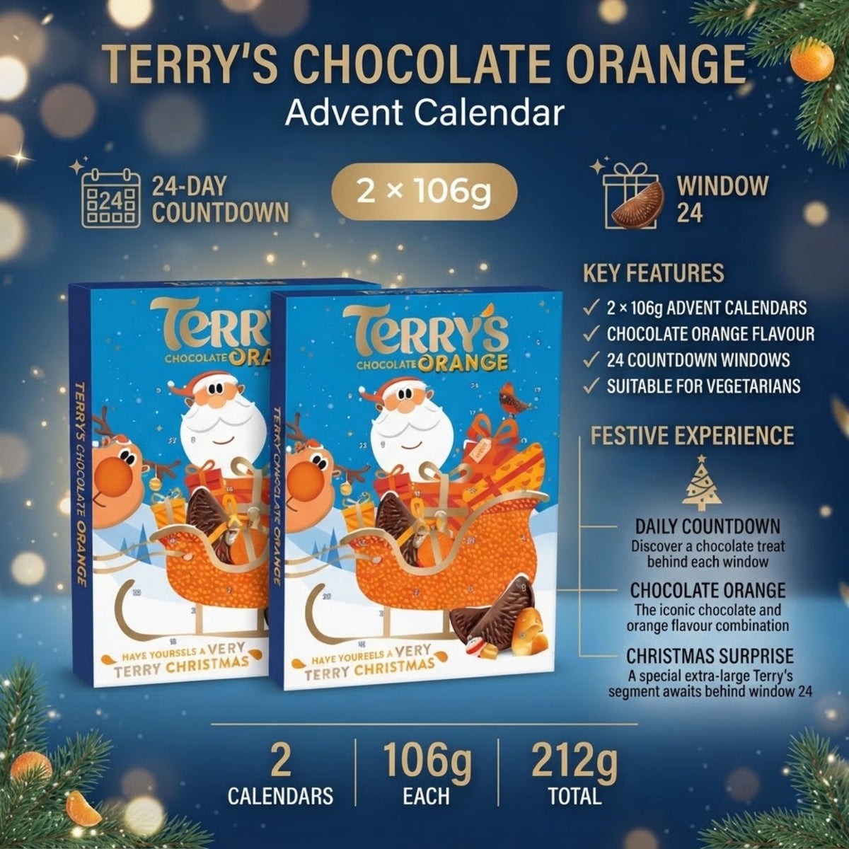 Terry's Chocolate Orange Christmas advent calendar