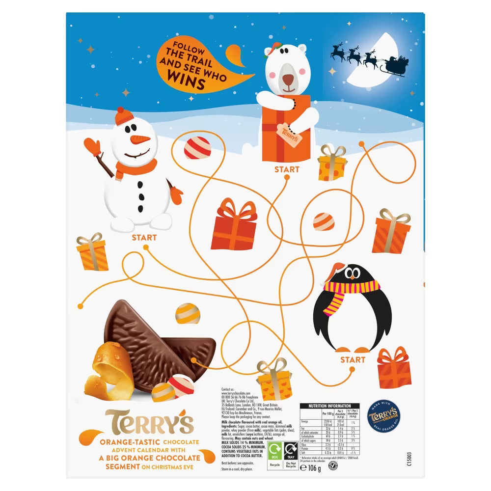 Terry's Chocolate Orange Advent Calendar as festive gift idea