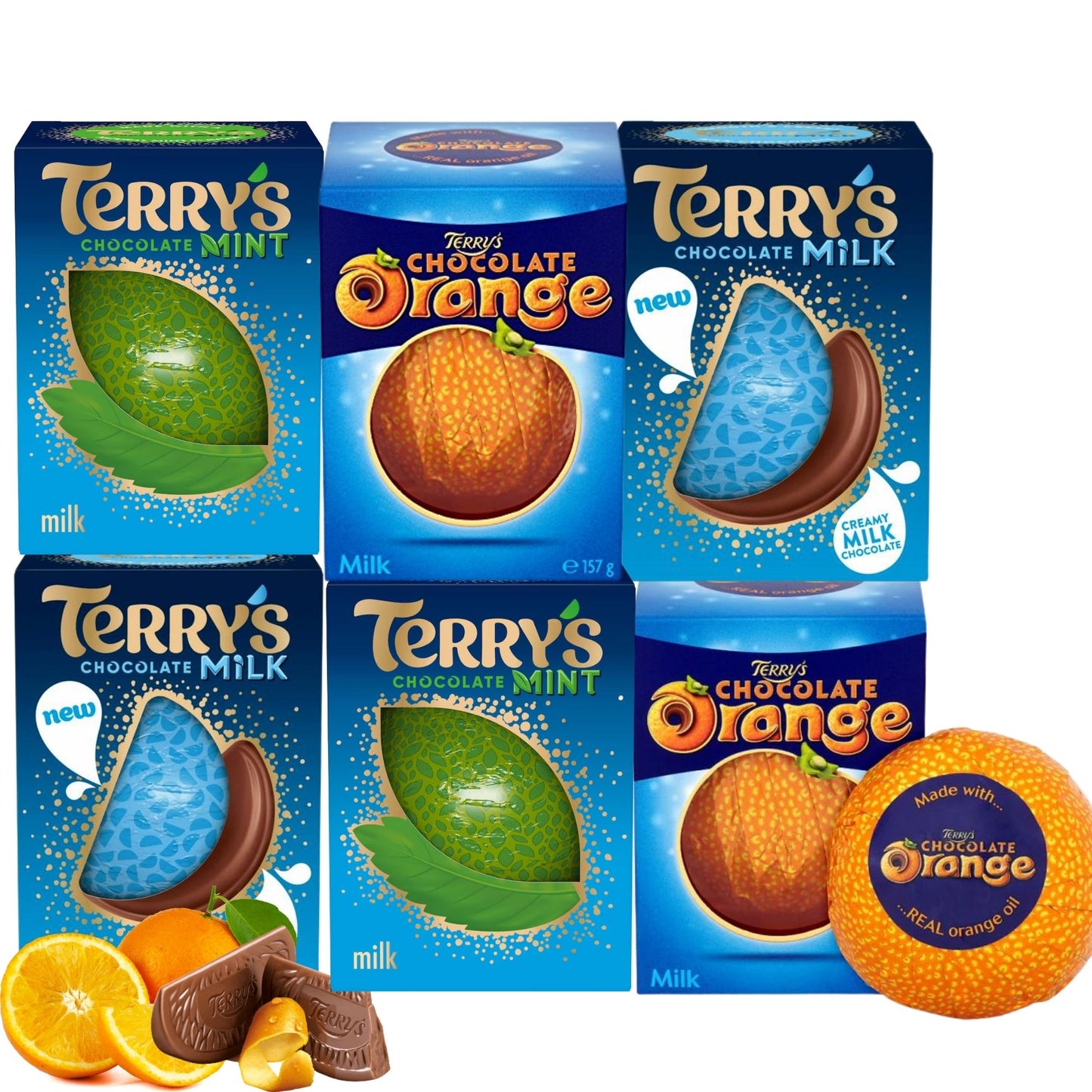 Terry’s chocolate balls mixed selection with Mint, Orange, Milk