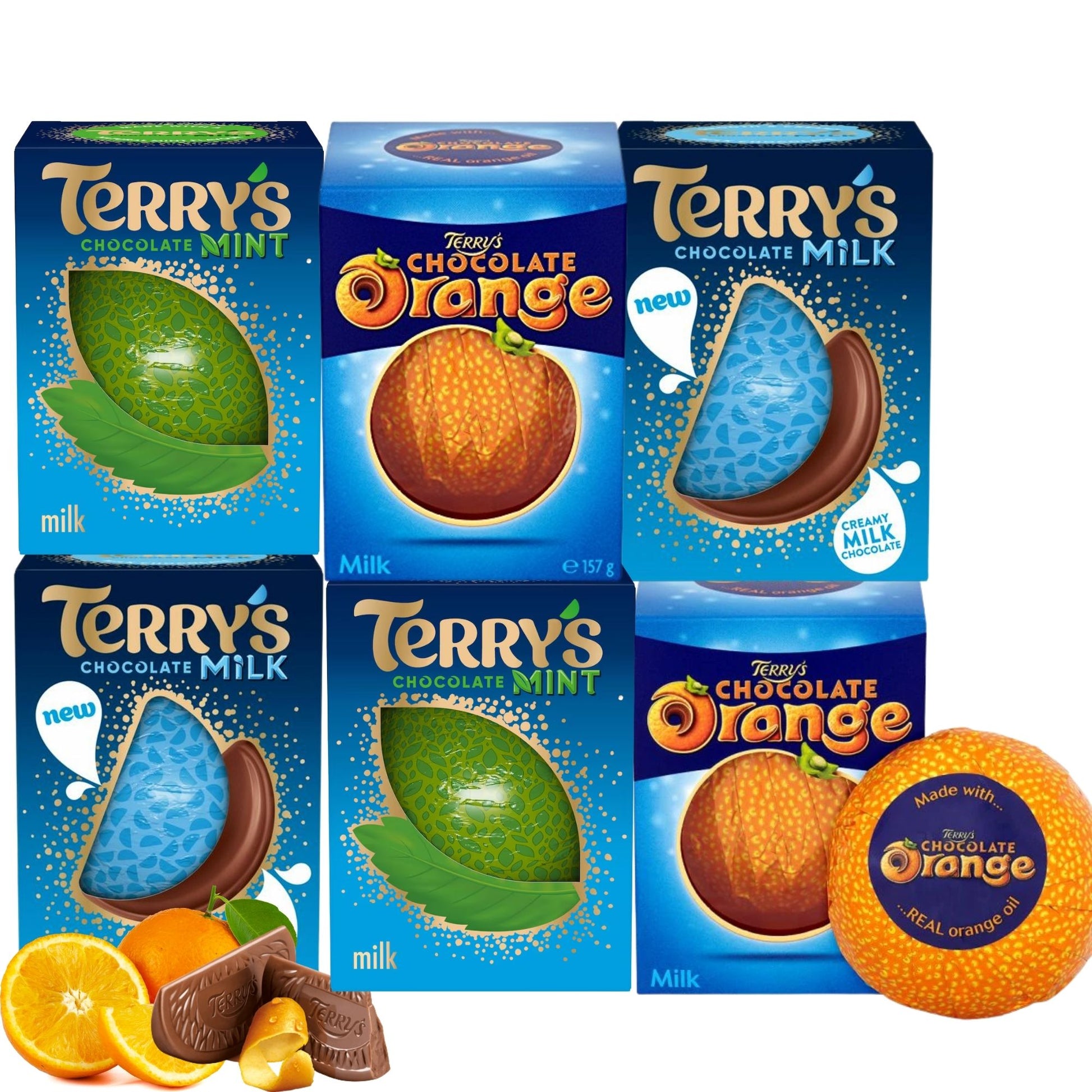 Terry’s chocolate balls mixed selection with Mint, Orange, Milk