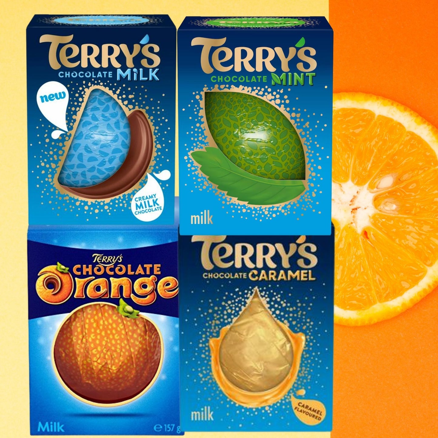 Terry’s Chocolate Orange gift box with 4 flavours