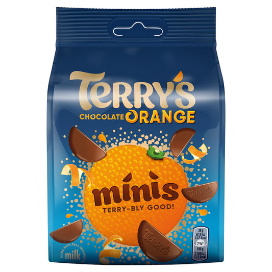 Terry’s Chocolate Orange minis with real orange oil