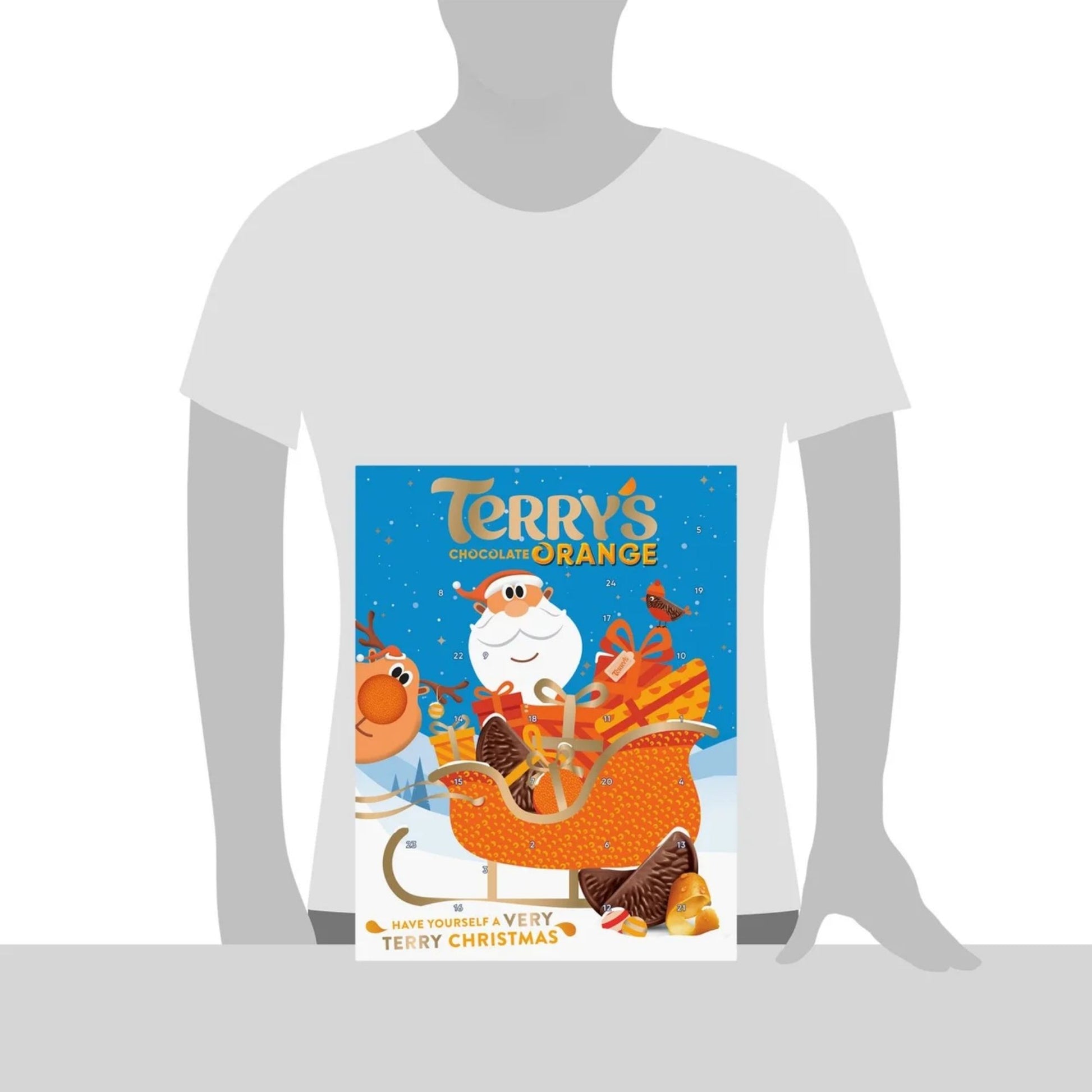 Two Terry's Chocolate Orange advent calendars