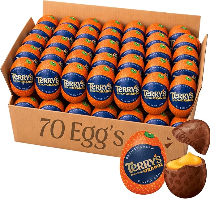 Easter egg hunt chocolate orange eggs