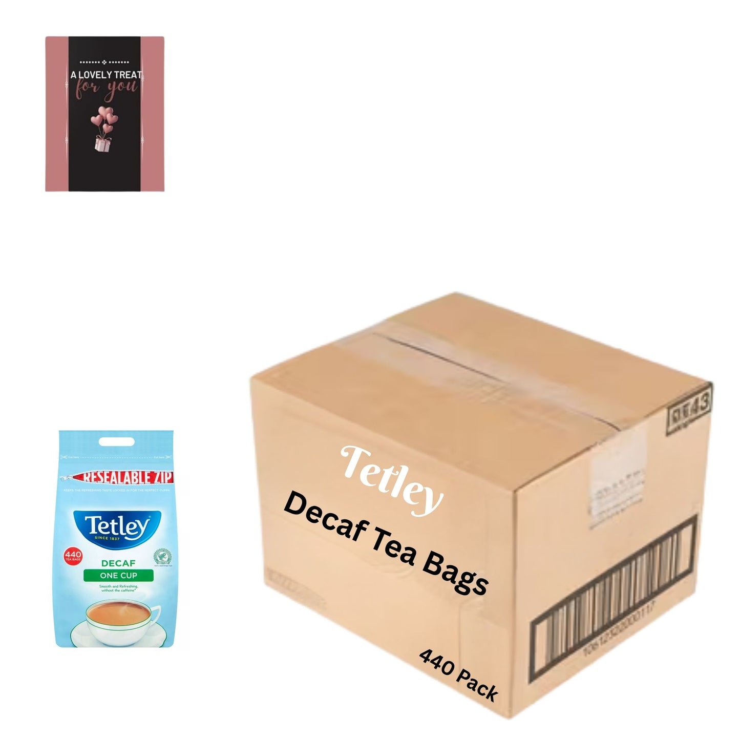 etley decaf tea bags 440 pack for home or work