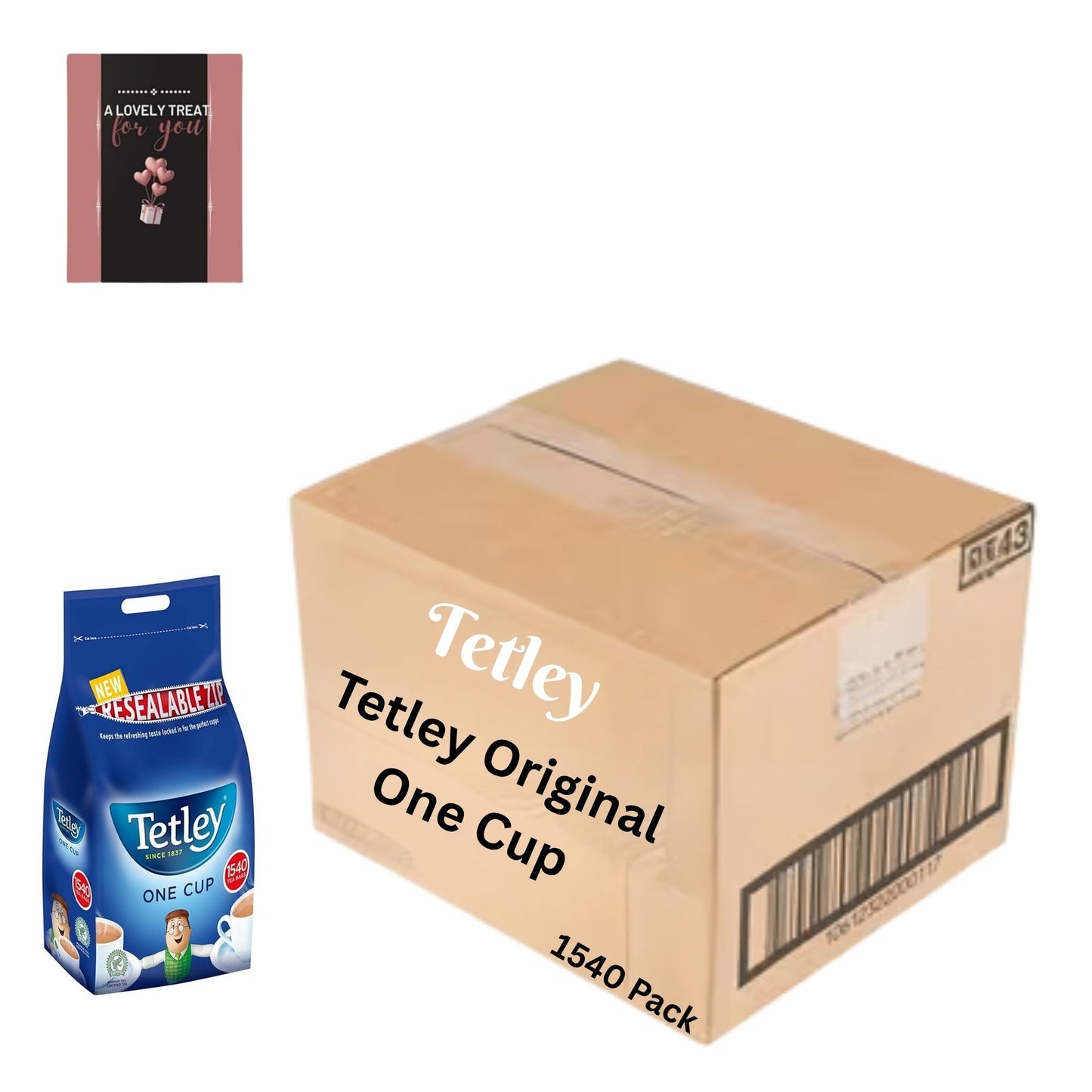 tetley one cup tea bags 1540 pack for offices