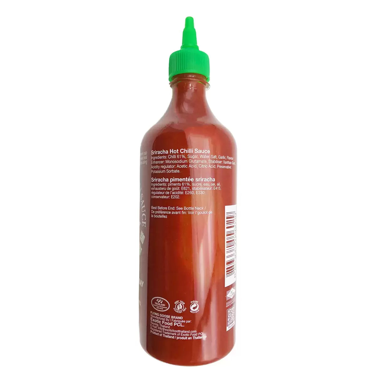 Tangy spicy Sriracha sauce for cooking and dipping