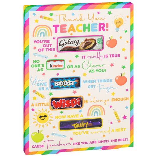 Thank You Teacher Chocolate Gift Card 178g