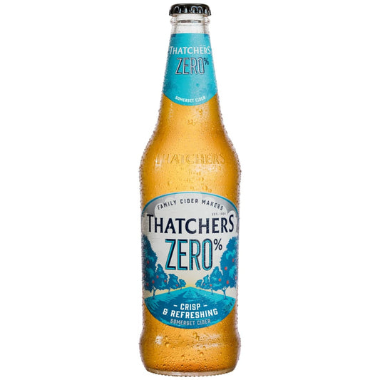 Thatchers Zero 0% Alcohol-Free Cider 500ml crisp and refreshing