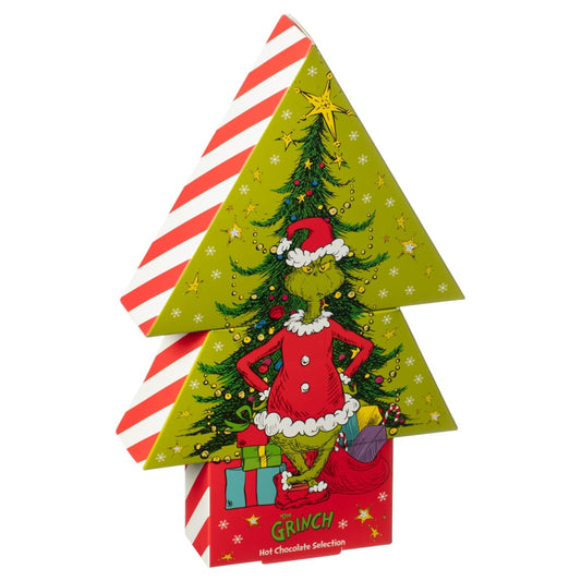 Five flavoured hot chocolates in Christmas tree box