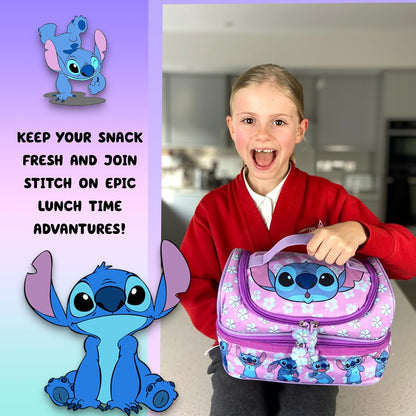 Double layer lunch box for kids with thermal lining