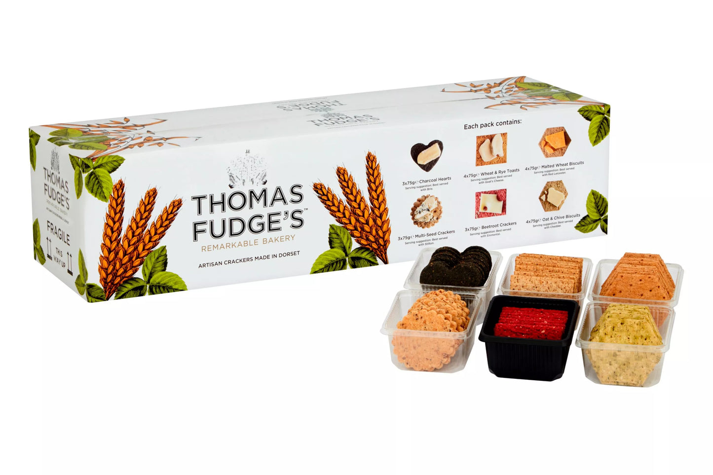 Thomas Fudge Biscuits for Cheese assorted 21x75g pack