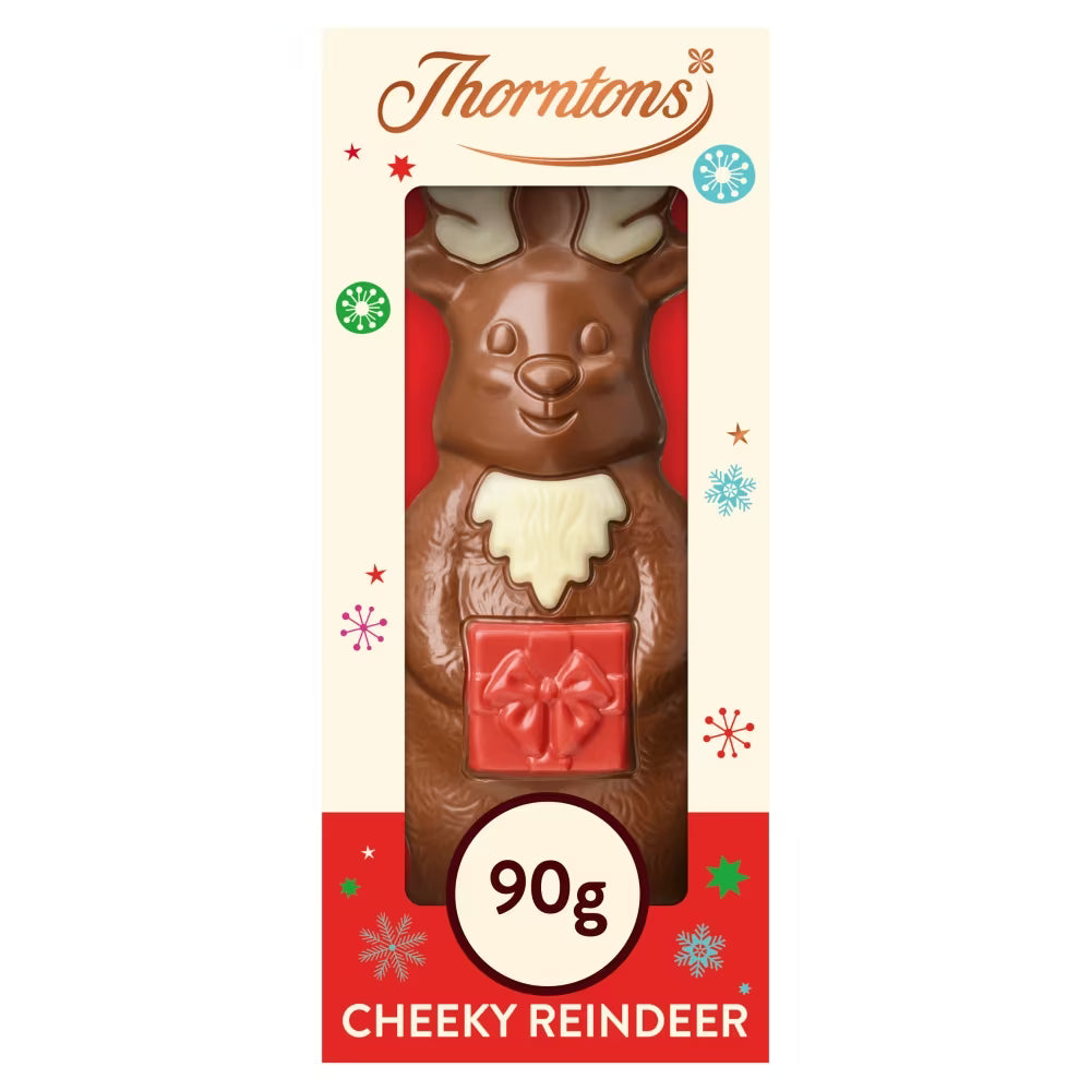 Thorntons Cheeky Reindeer Milk Chocolate 90g Christmas gift