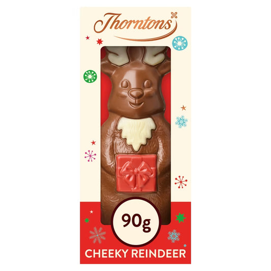 Thorntons Cheeky Reindeer Milk Chocolate 90g Christmas gift