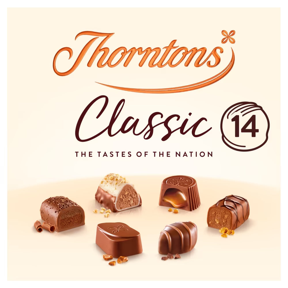 Thorntons Classic Collection gift box of chocolates 150g