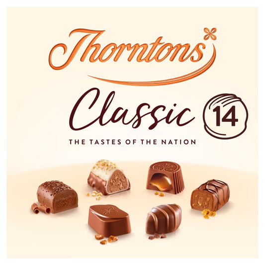 Thorntons Classic Collection gift box of chocolates 150g