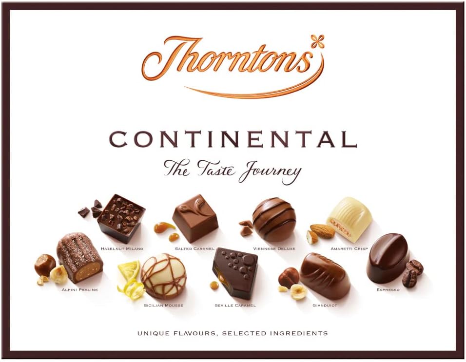 Thorntons Continental Chocolate Gift 264g – Luxurious Selection of Chocolates