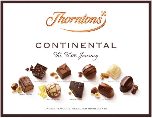 Thorntons Continental Chocolate Gift 264g – Luxurious Selection of Chocolates