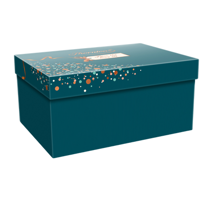 Thorntons hamper filled with sweets and assorted chocolate