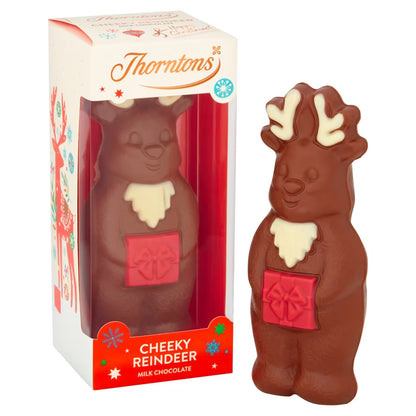 Festive reindeer chocolate figure by Thorntons