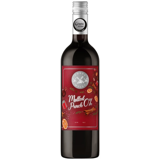 Three Mills Non-Alcoholic Mulled Punch 75cl with red berries and spices