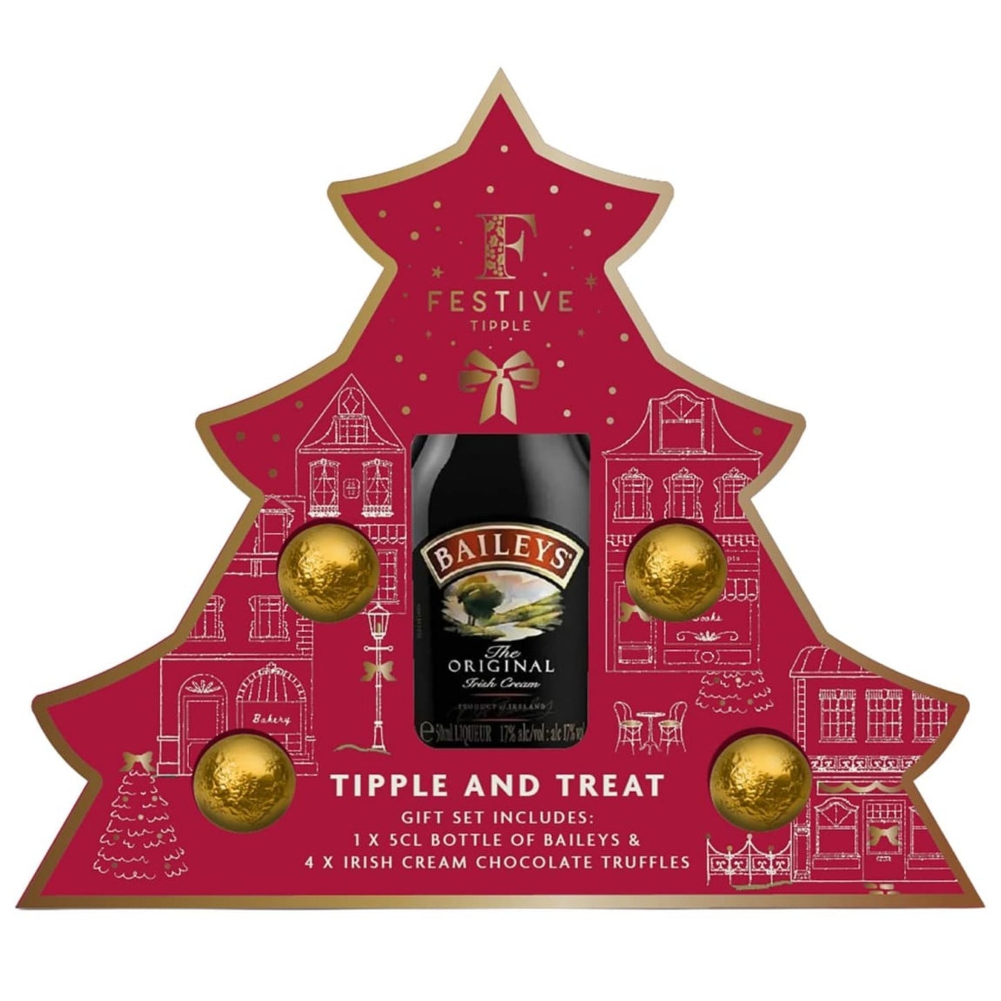 Tipple and Treat Baileys Original and chocolate gift set