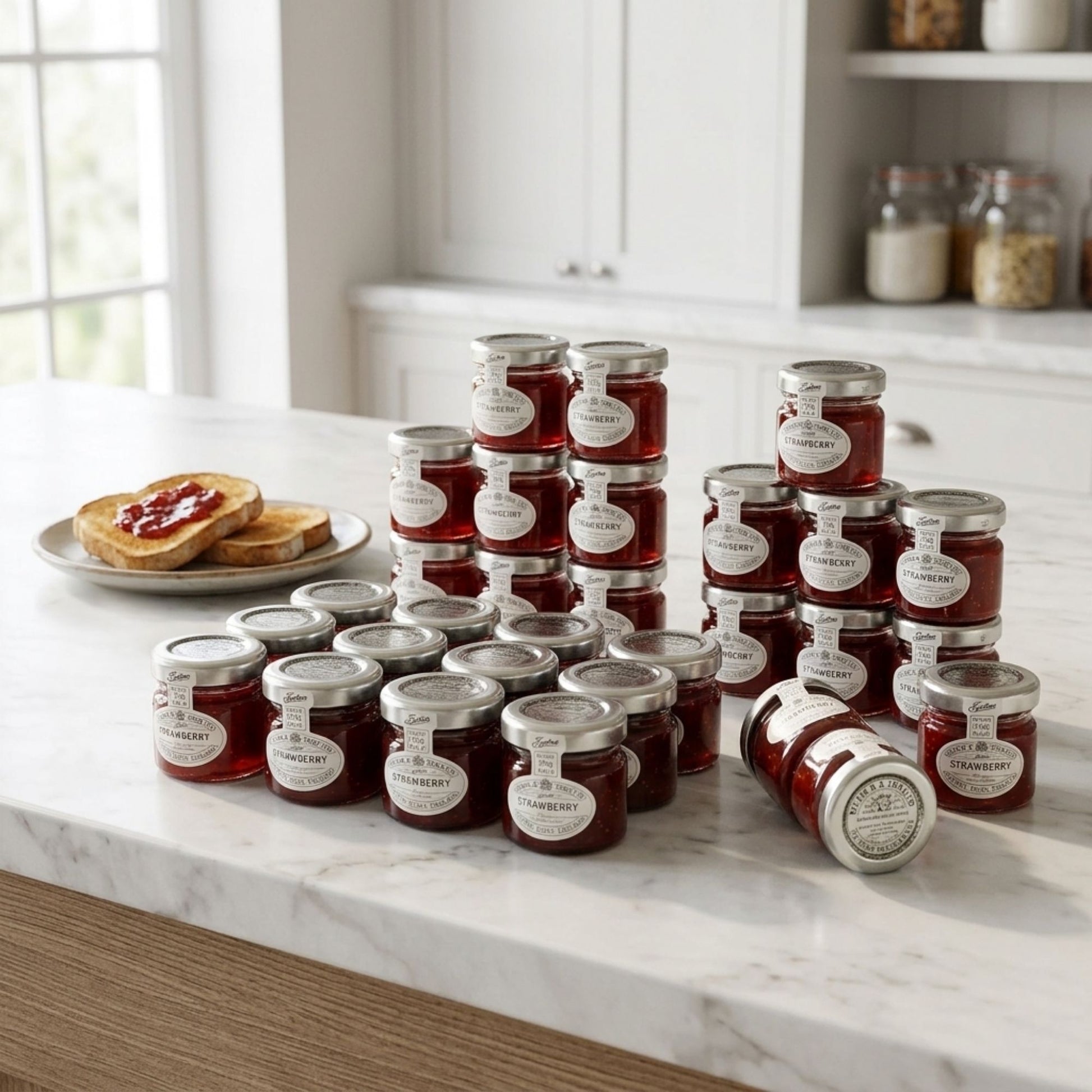 Bulk mini jars for catering, gifting, or hospitality needs