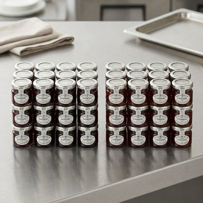 Premium Tiptree jam portions for hotels, cafés, and catering