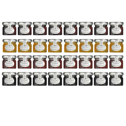 Tiptree strawberry, orange marmalade, raspberry and blackcurrant preserves 24 x 28g