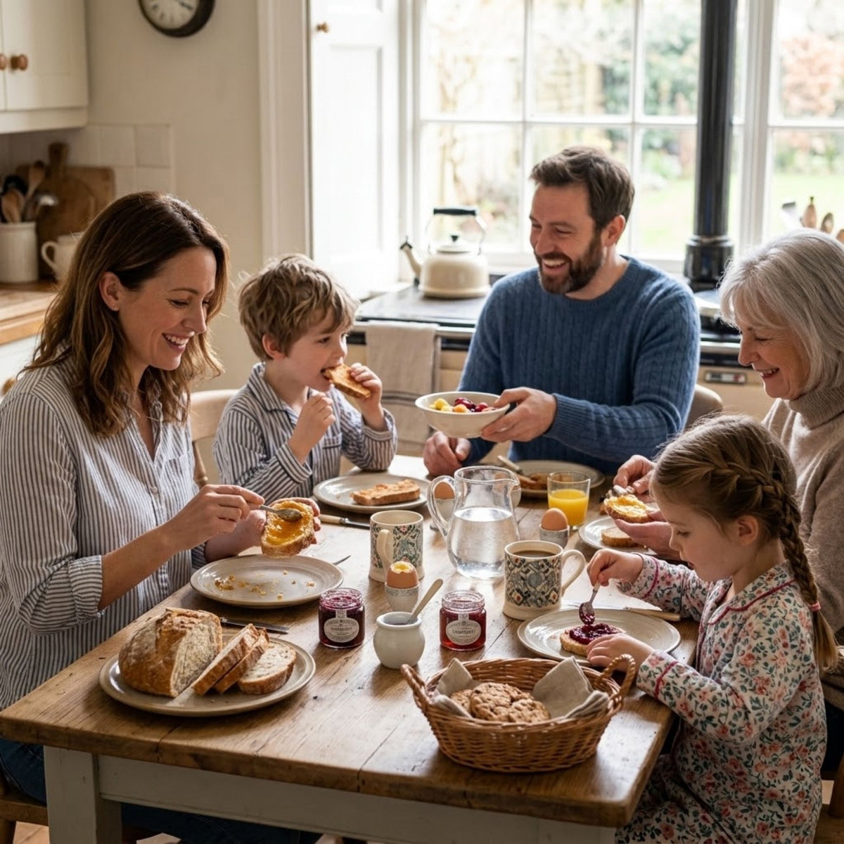 Three-flavour Tiptree preserve selection for breakfast