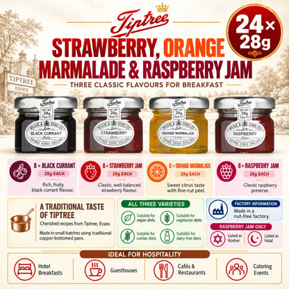 Tiptree mini preserve selection in four flavours