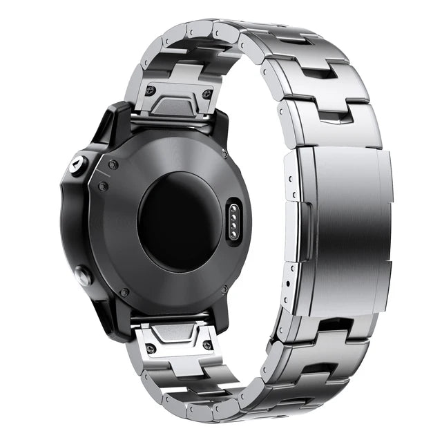Garmin titanium color band 22mm premium alloy lightweight sports watch