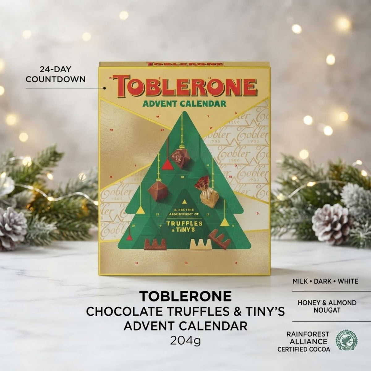 Toblerone 24 day Christmas Advent Calendar