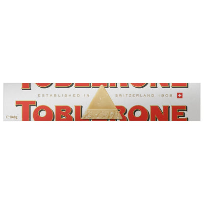 Toblerone creamy Swiss white chocolate gift bar