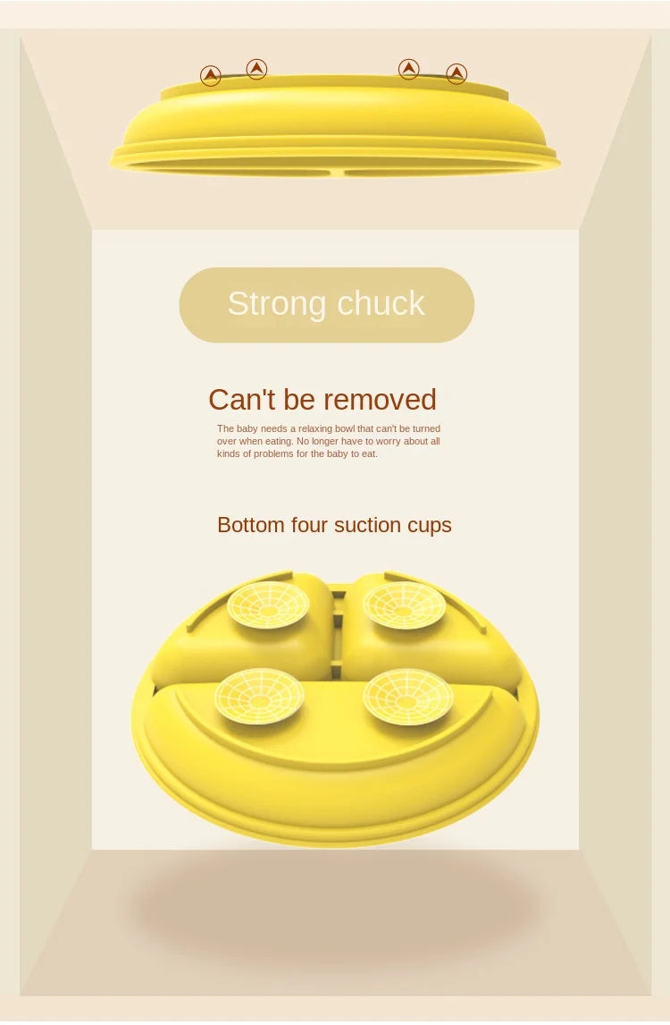 Practical suction feeding plate for children