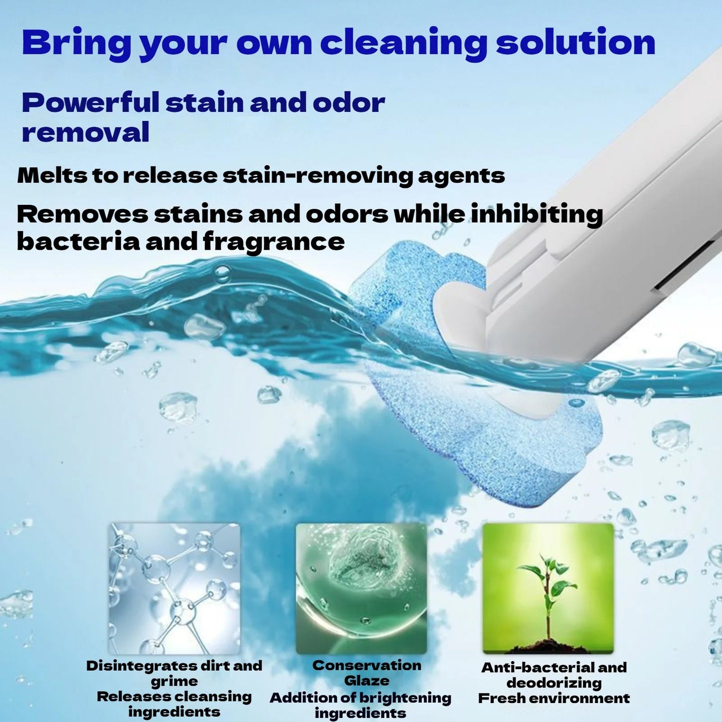 Toilet brush set for everyday bathroom cleaning