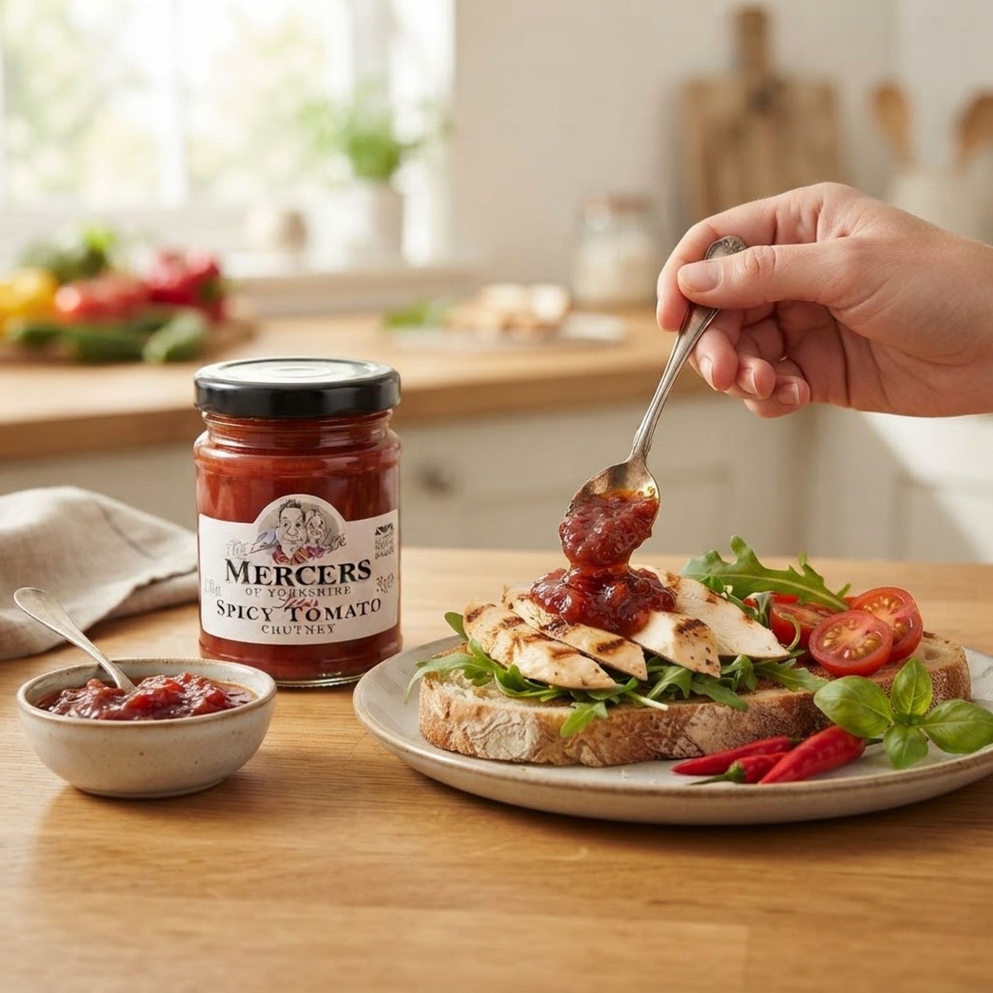 38g spicy tomato chutney servings