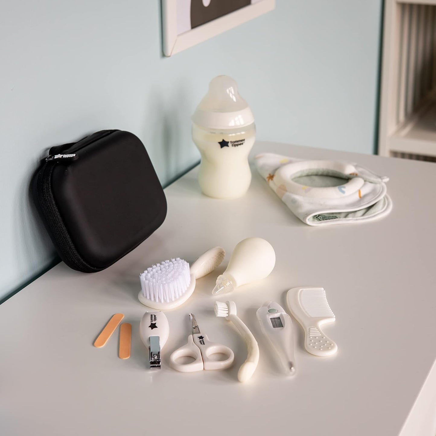 Tommee Tippee Baby Care Kit with Compact Waterproof Travel Case for On-the-Go Use