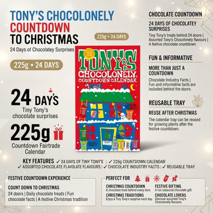 Tony's Chocolonely Christmas chocolate countdown calendar