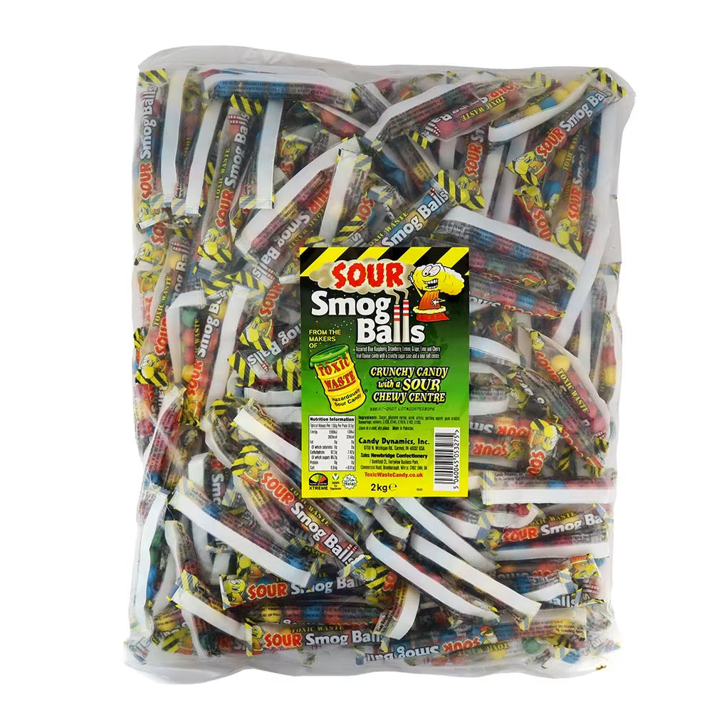 Halal-Friendly and Vegetarian Toxic Waste Sour Smog Balls