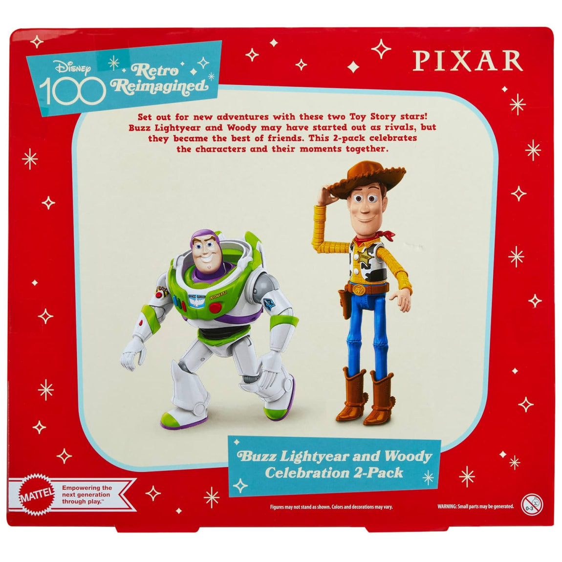 Disney Pixar Buzz Lightyear and Woody figure set
