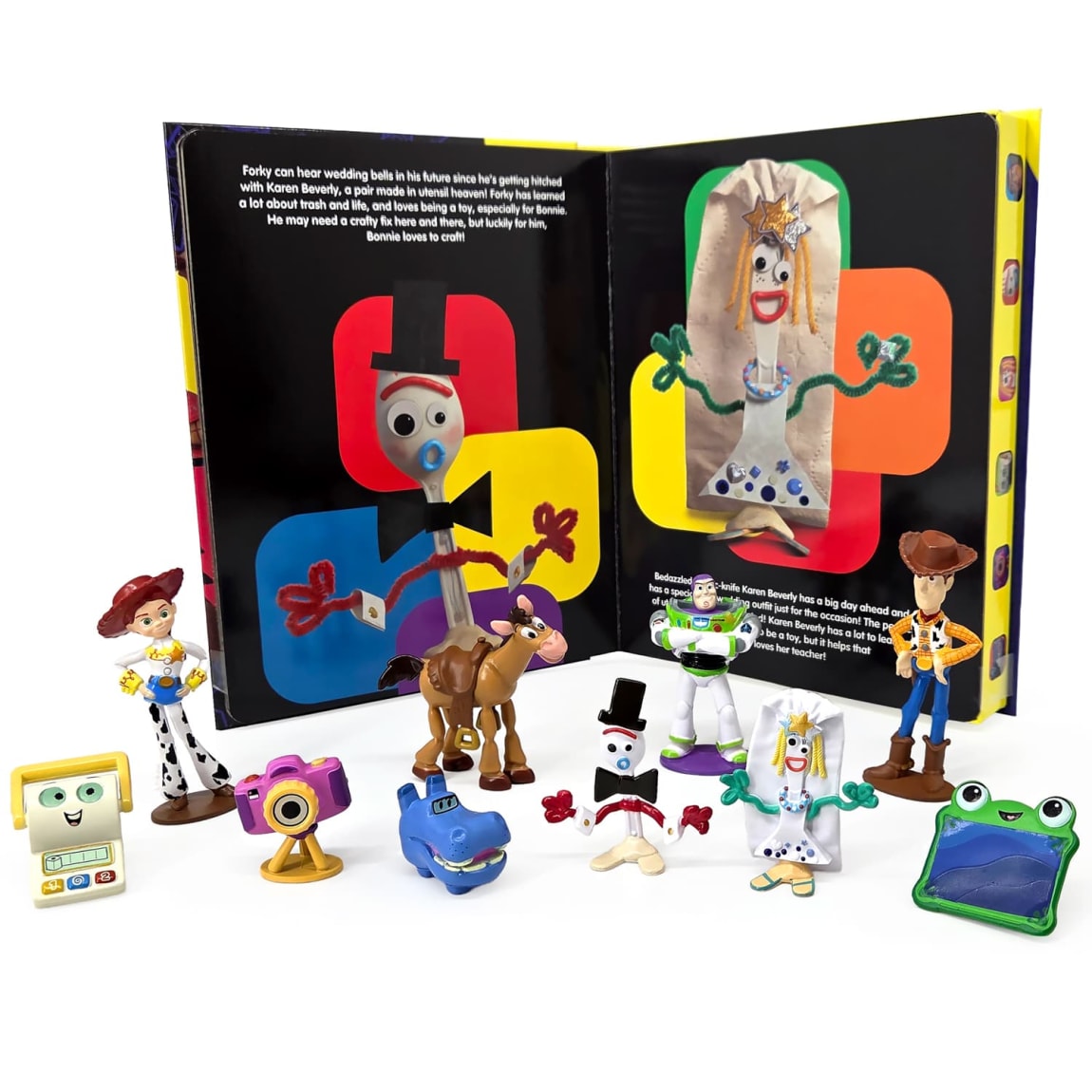 Toy Story 5 My Busy Book with storybook and figures