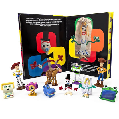 Toy Story 5 My Busy Book with storybook and figures