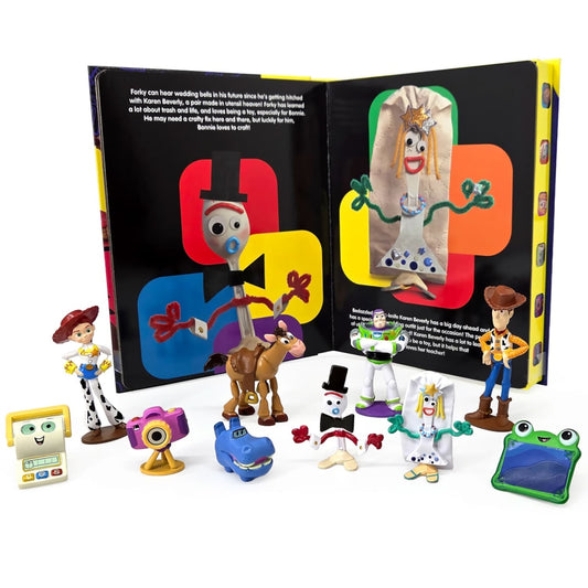 Toy Story 5 My Busy Book with storybook and figures