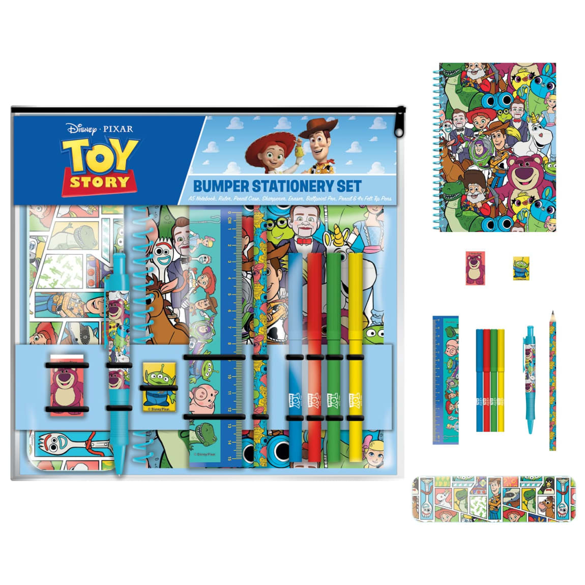 Toy Story bumper stationery set for kids